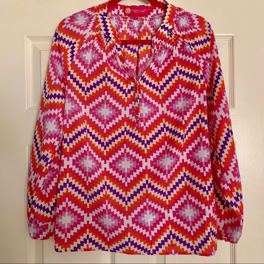 Bright chevron blouse